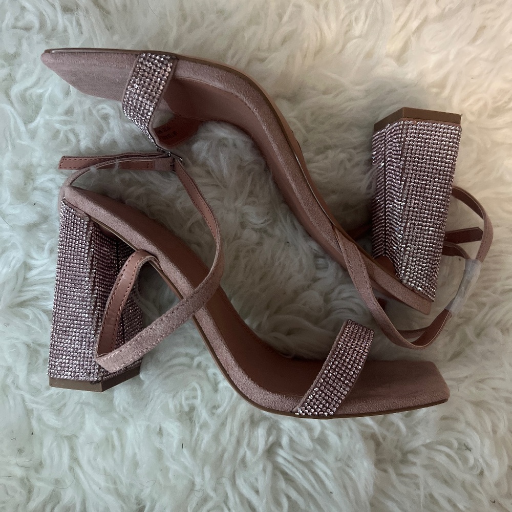 Pink Rhinestone Dress Shoe - Picture 3 of 3
